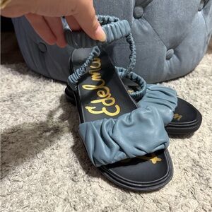 Edelman Blue Sandals
